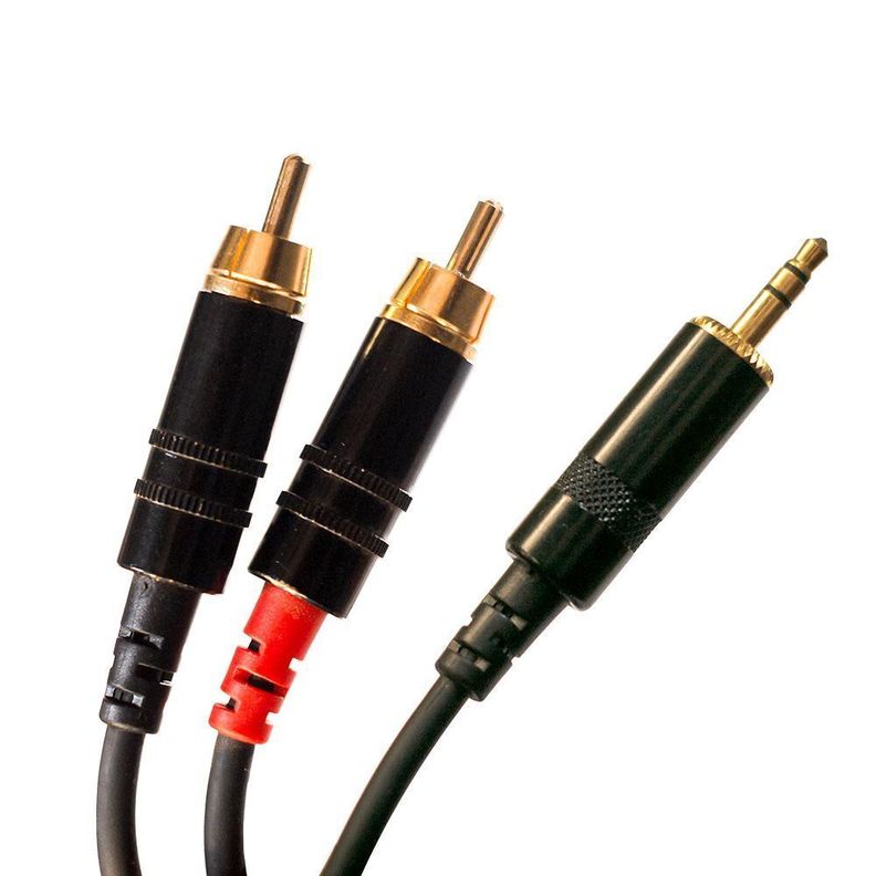 Cable Mini-plug A 2 RCA Prodb 1,5 metros-1