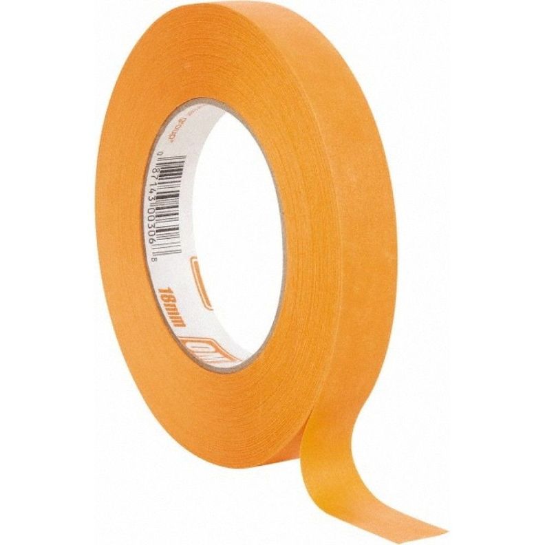 Cinta masking de papel naranja 18 mm-0