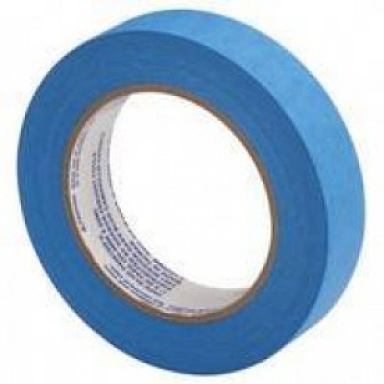 Cinta masking de papel azul 18 mm-0