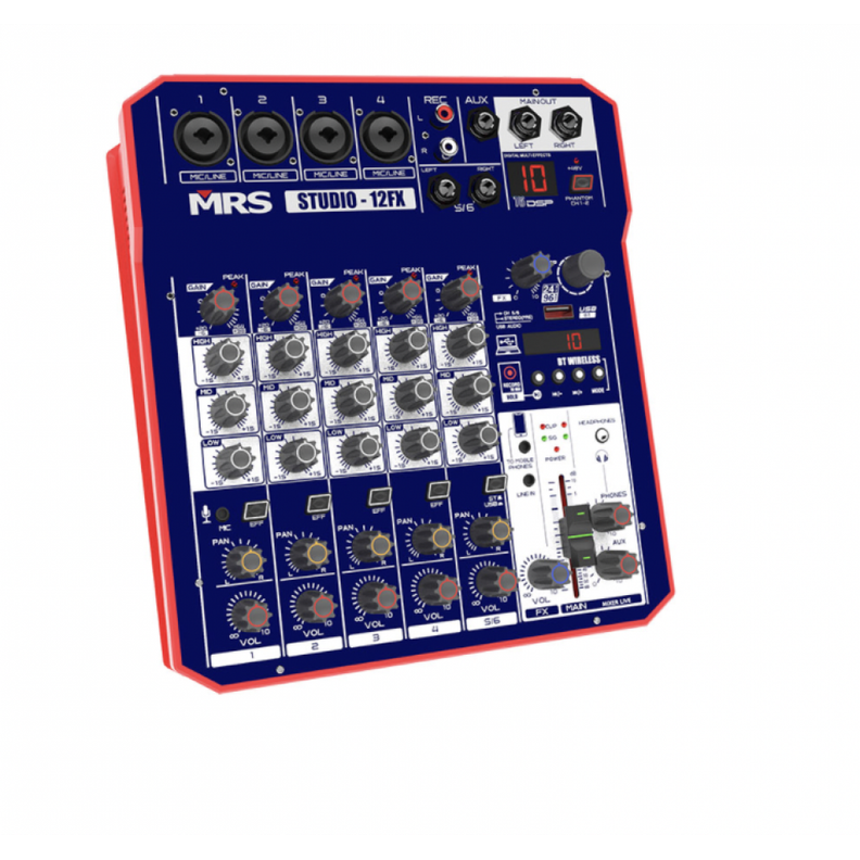 Mixer de audio 12FX MRS-1