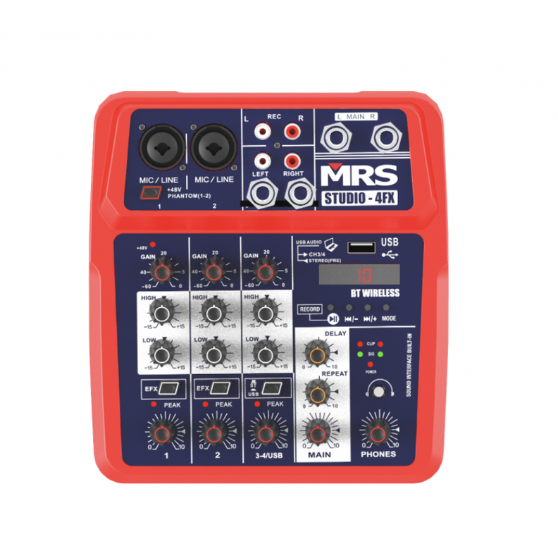 Mixer de audio 4FX MRS-0