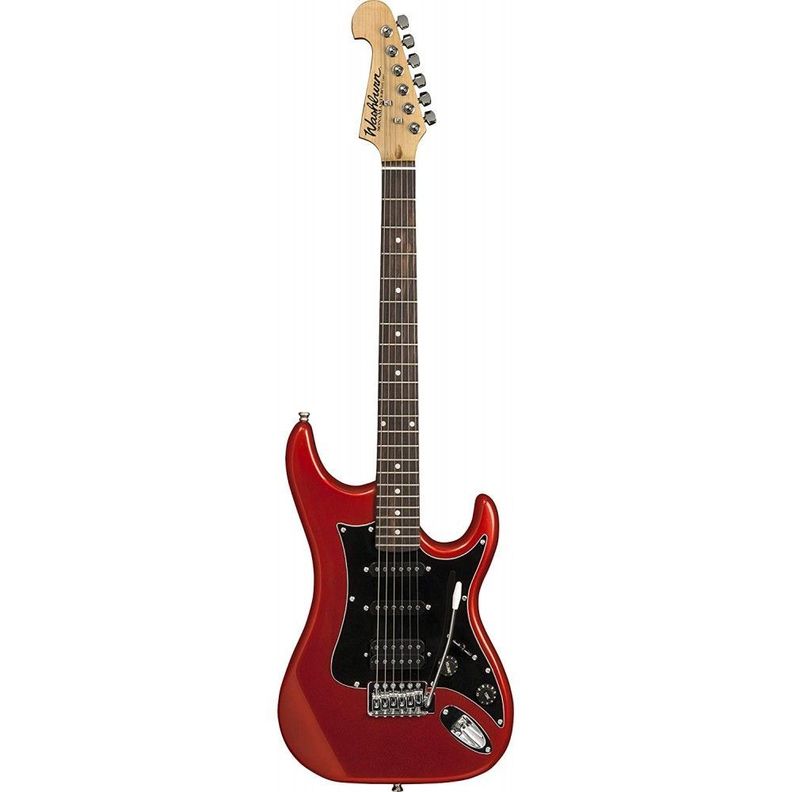 GUITARRA ELECTRICA WASHBURN S2HMRD ROJA 6 CUERDAS-0