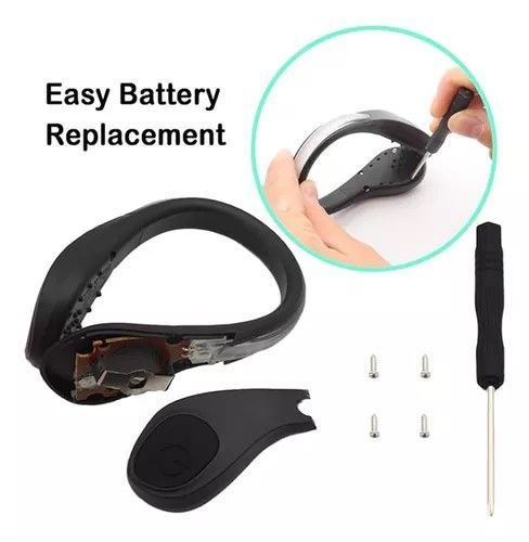 Luces Con Clip Para Zapatos Reflectantes Rgb 2 Unidades Mmg-1