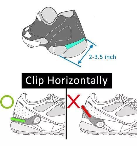 Luces Con Clip Para Zapatos Reflectantes Rgb 2 Unidades Mmg-2