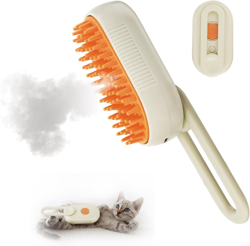 Cepillo De Vapor Para Mascotas 3 En 1 Eliminador De Pelo-1
