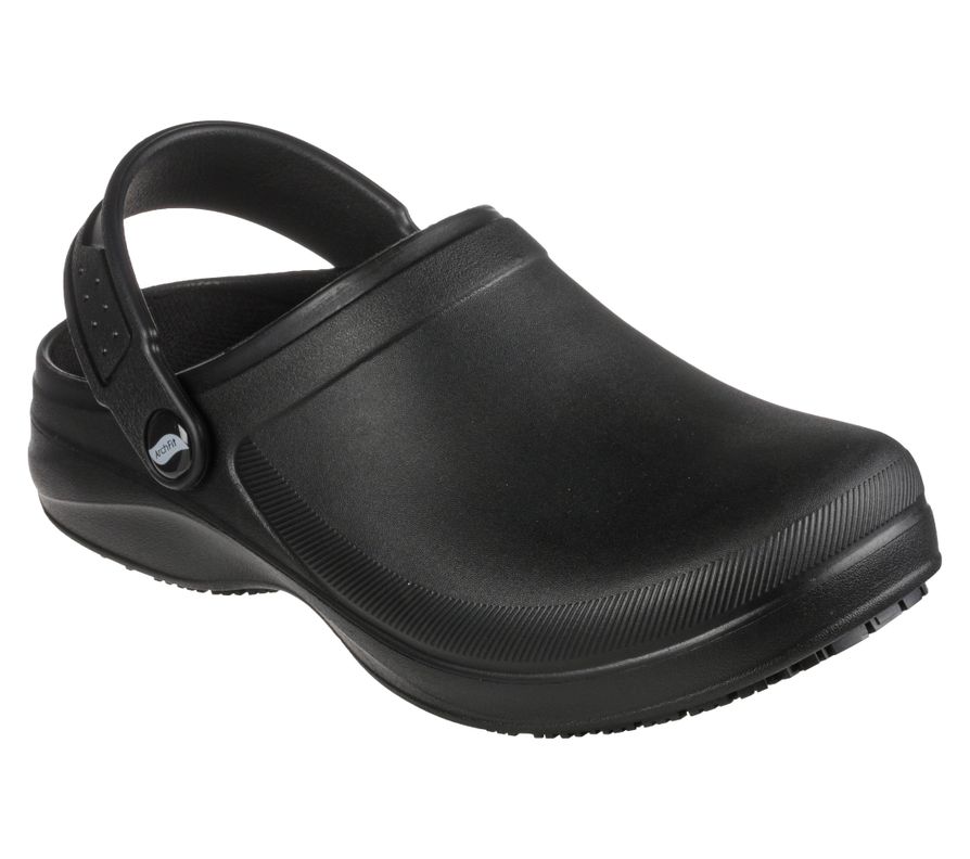 Skechers Zueco Mujer Trabajo Riverbound Negro 35