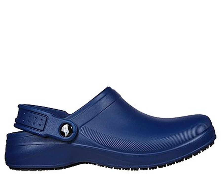Skechers Zueco Hombre Trabajo Riverbound Azul