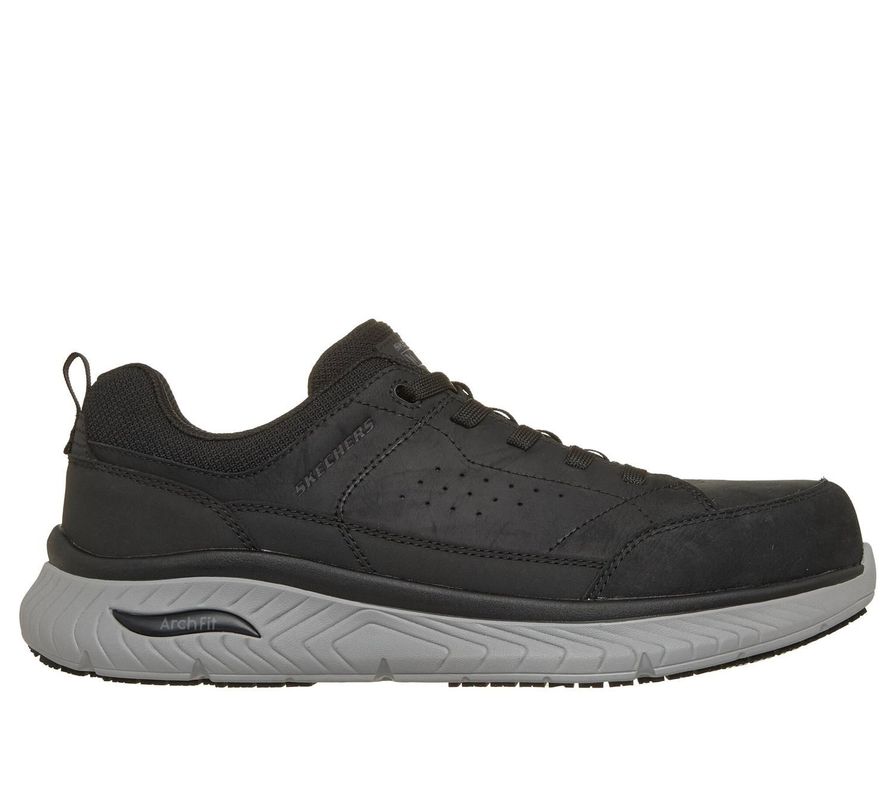 Zapato de Seguridad Skechers Work Vaultor BKGY Hombre
