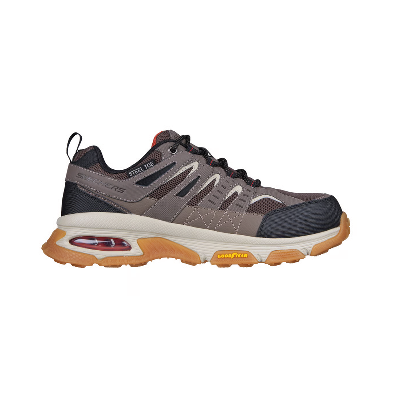 Skechers Zapatilla Hombre Seguridad Arcket Cafe
