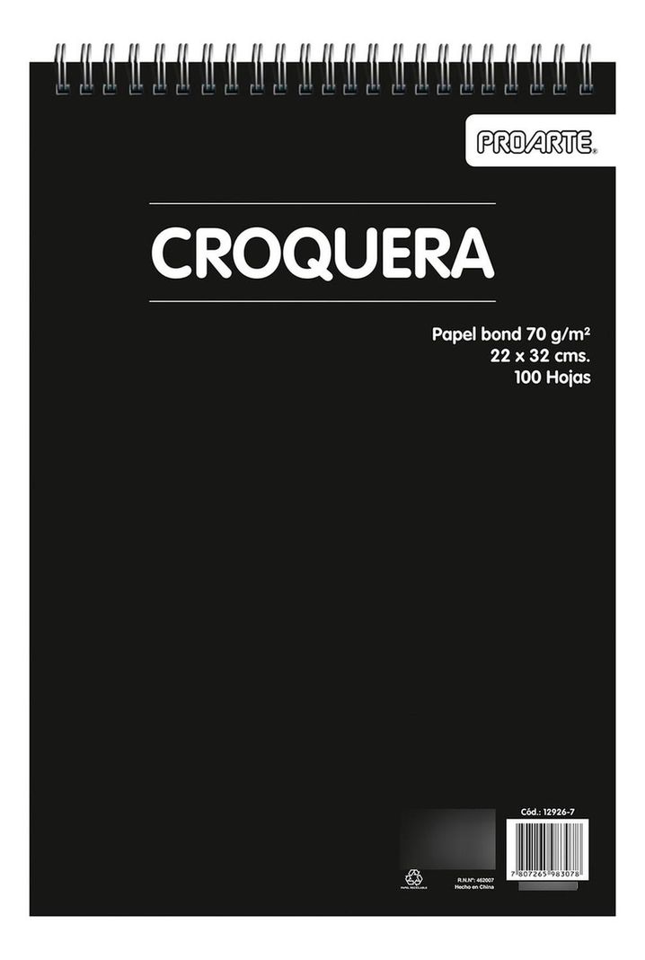 Croquera 22cm X 27cm Proarte-0