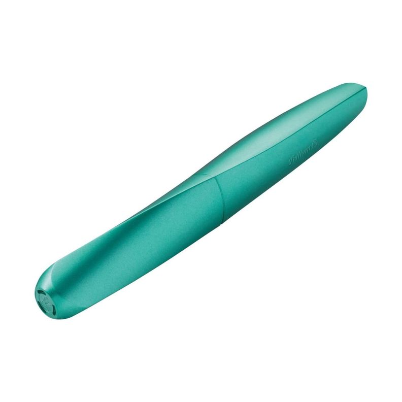 Lapicera Pluma Estilográfica Pelikan Twist Verde Metalizado-0