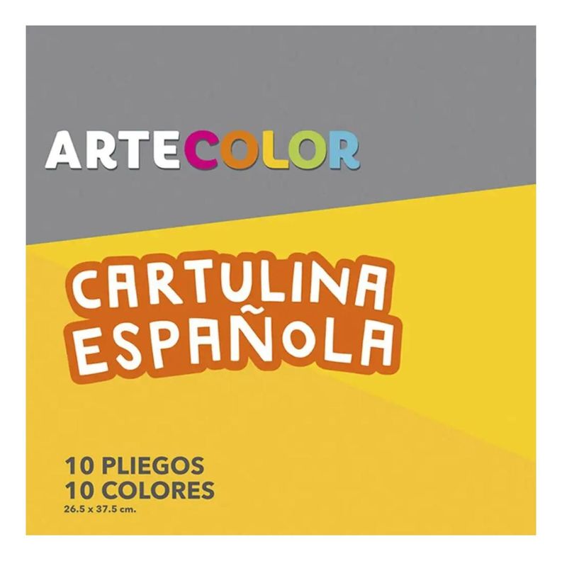 Estuche, Carpeta Artecolor Cartulina Española 10 Hojas Artel-1