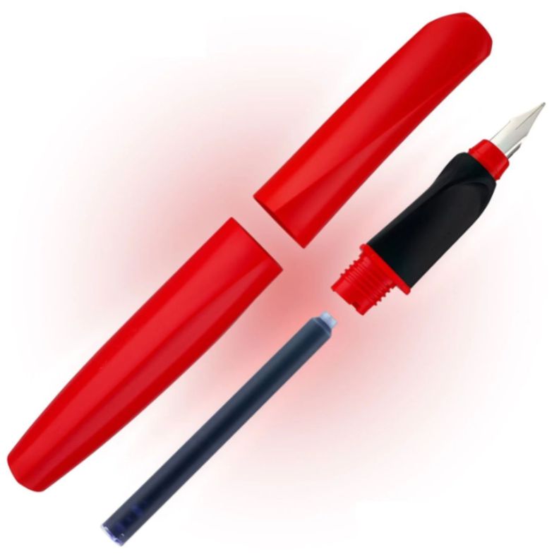 Lapicera Pluma Estilográfica Pelikan Twist Rojo-3