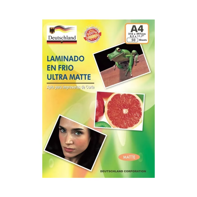 Laminado En Frio Matte Deutschland 50 Hojas A4-0