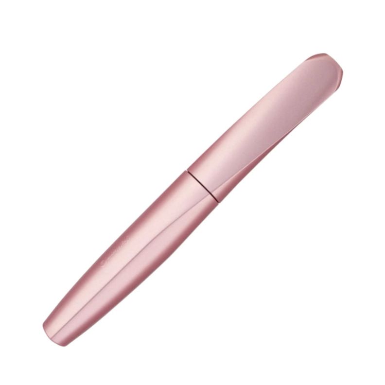 Lapicera Pluma Estilográfica Pelikan Twist Rosado Metalizado-0