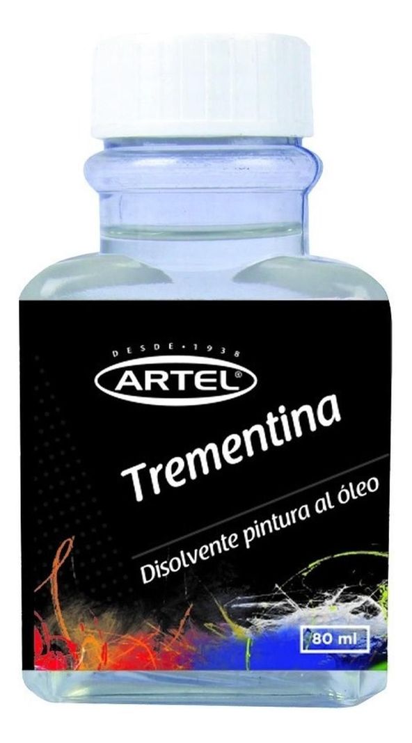 Trementina, Disolvente Pintura Al Oleo 80ml. Artel Blanco