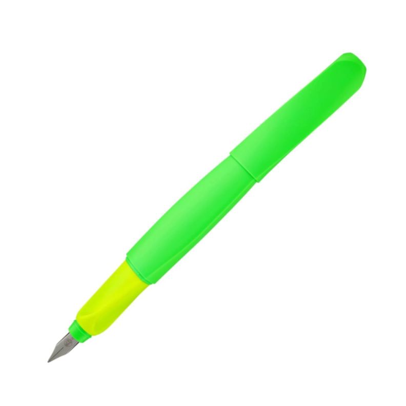 Lapicera Pluma Estilográfica Pelikan Twist Verde Neón-1