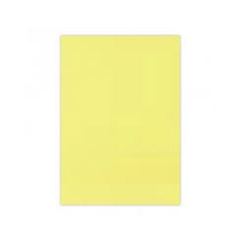 Cartulina Opalina Lisa Amarillo Pastel 50 Hojas 220grs A4-0