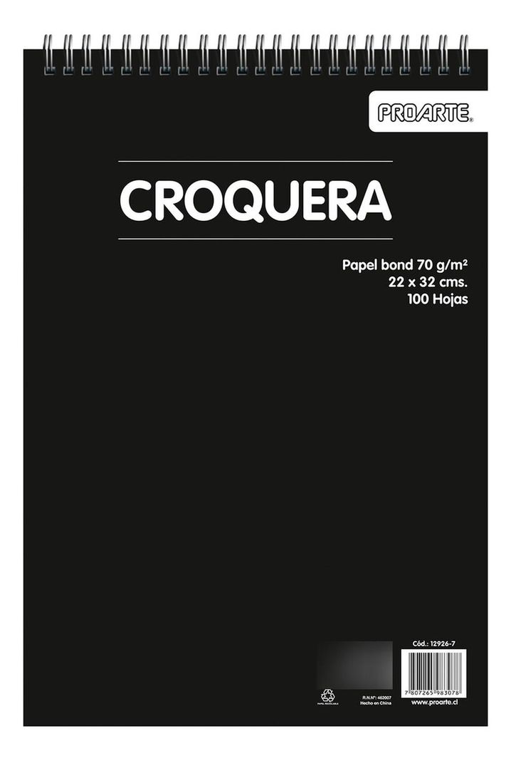 Croquera 22cm X 32cm Proarte-0