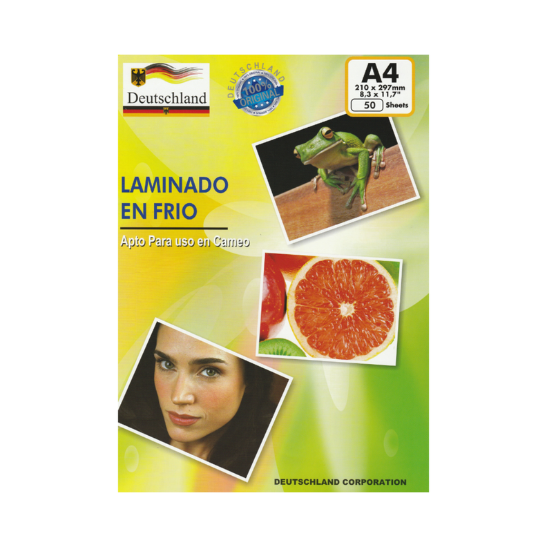 Laminado En Frio Transparente Deutschland 50 Hojas A4-0