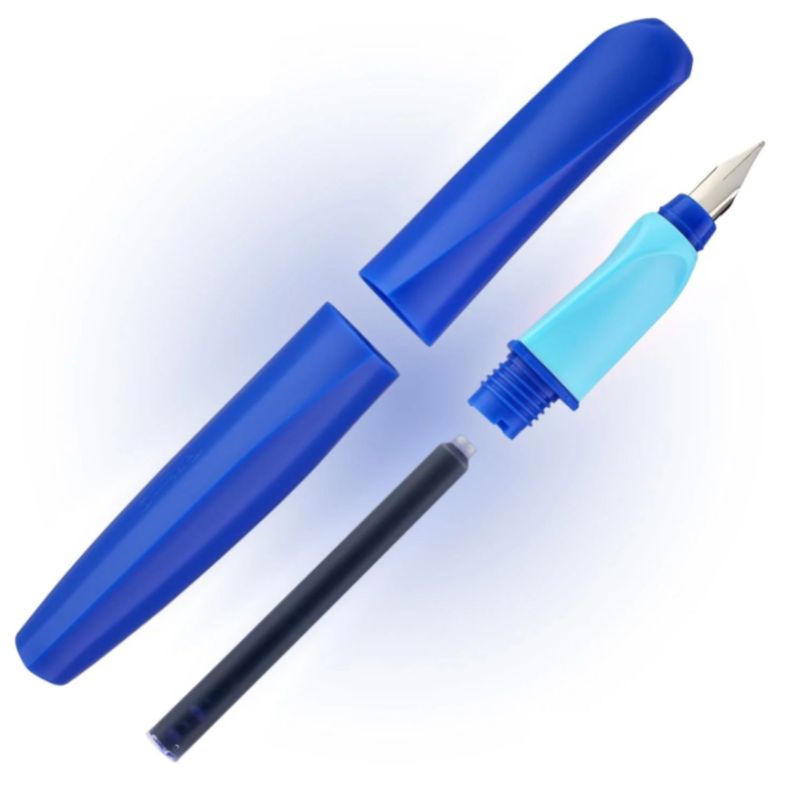 Lapicera Pluma Estilográfica Pelikan Twist Azul-3