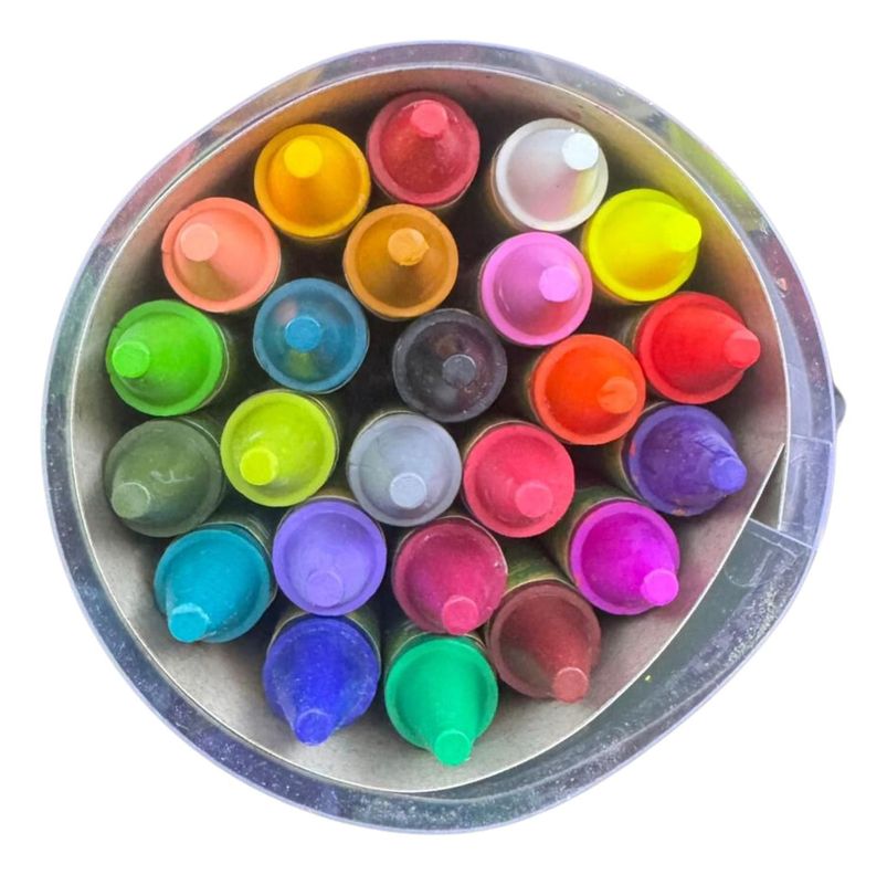 Maxi Crayones De Cera Pekes Jumbo 24 Colores. Torre-1