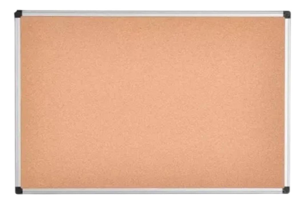 Pizarra De Corcho, Marco De Aluminio 60 X 45cm Offiline-1