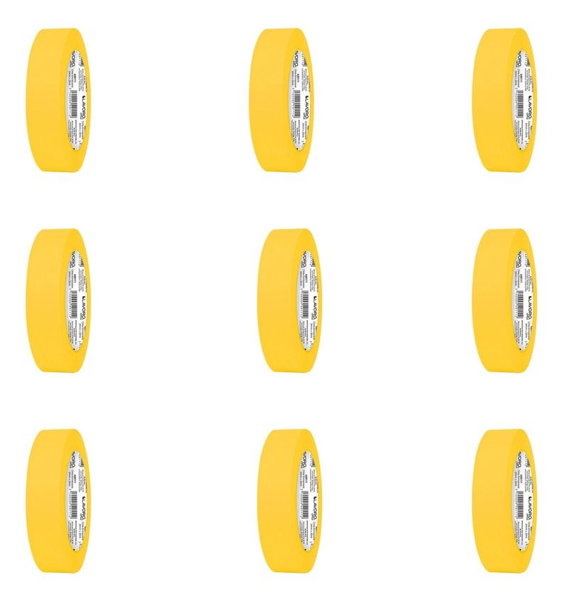 Cinta Enmascarar Masking Tape Color 24mmx20mts. 9 Unid-1