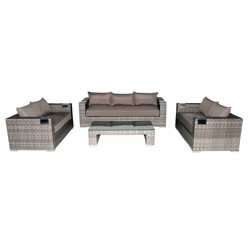 Set Muebles de Terraza XL 322 Gris -0