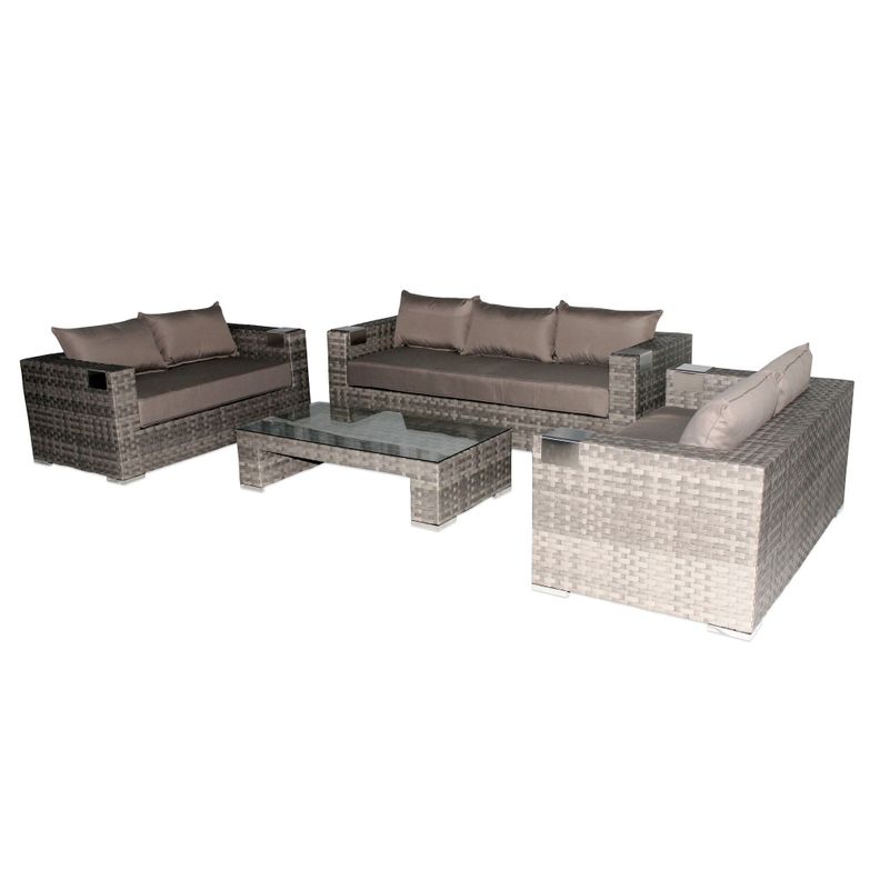 Set Muebles de Terraza XL 322 Gris -1