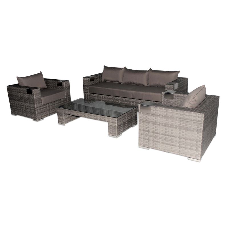 Precioso set de Muebles de Terraza 311 Gris-1