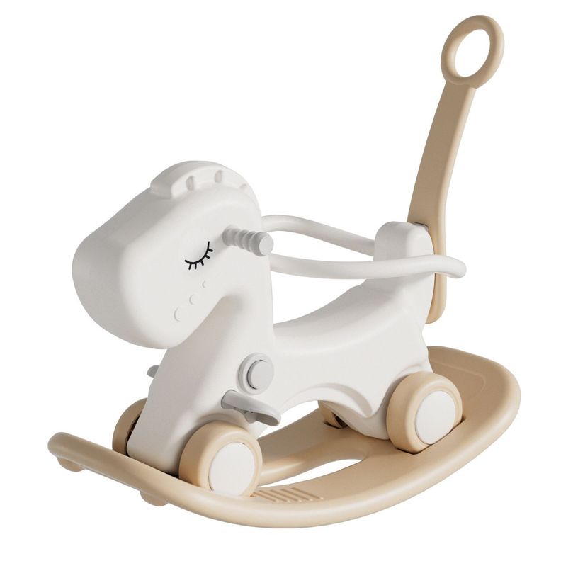 Correpasillos bebe Pony 3 en 1 Blanco con Beige 1-2 Anos