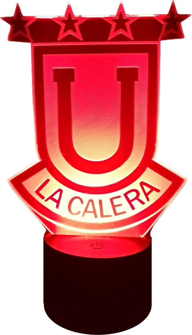 Lámpara ilusión 3D De Unión La Calera 7 Colores Led-0