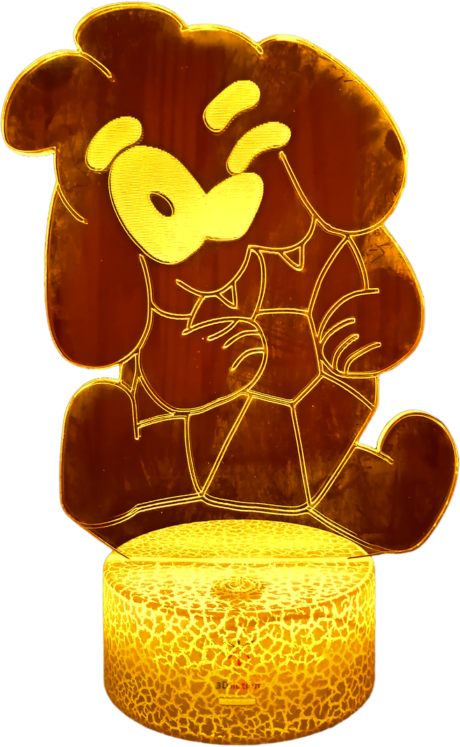 Lámpara ilusión 3D Mikecrack 7 Colores Led-0