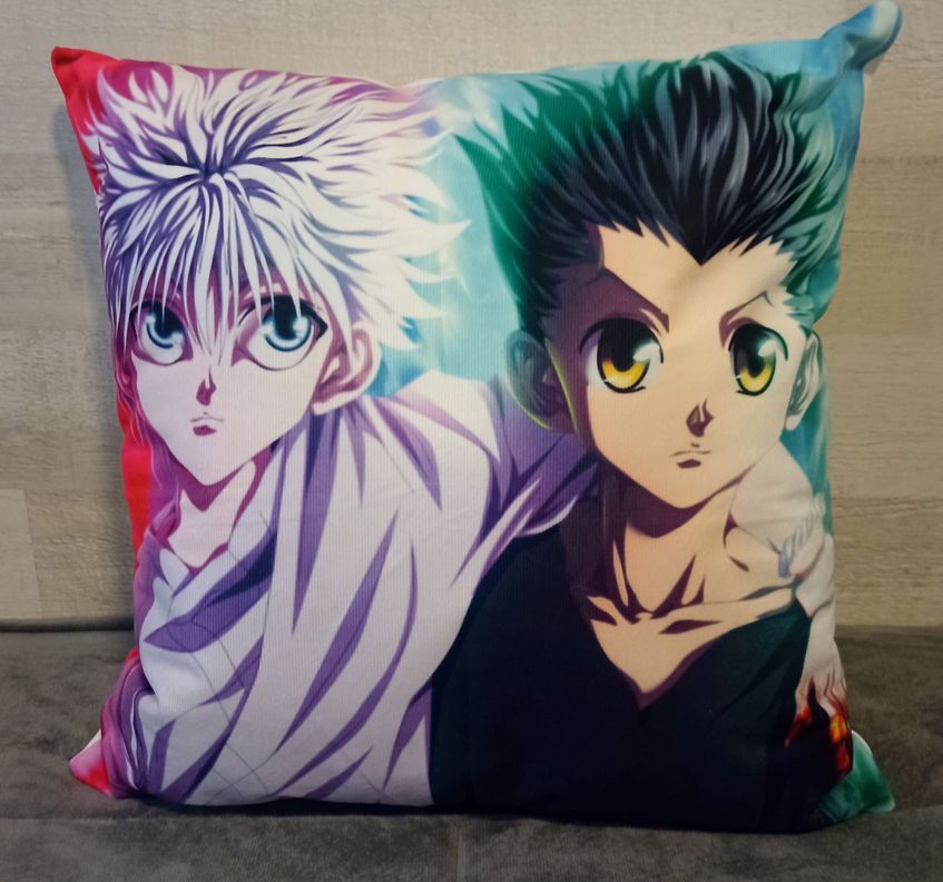 Cojín Felpa 45x45 cm De Hunter x Gon y Killua Extra Suave-1