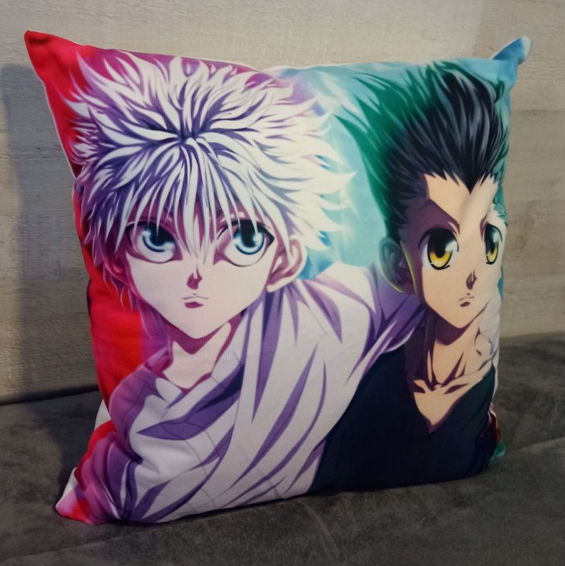 Cojín Felpa 45x45 cm De Hunter x Gon y Killua Extra Suave-3