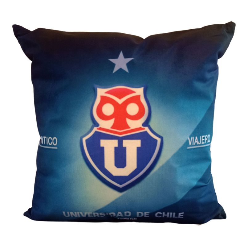 Cojín Felpa 45x45 cm Romántico Viajero U Extra Suave -0