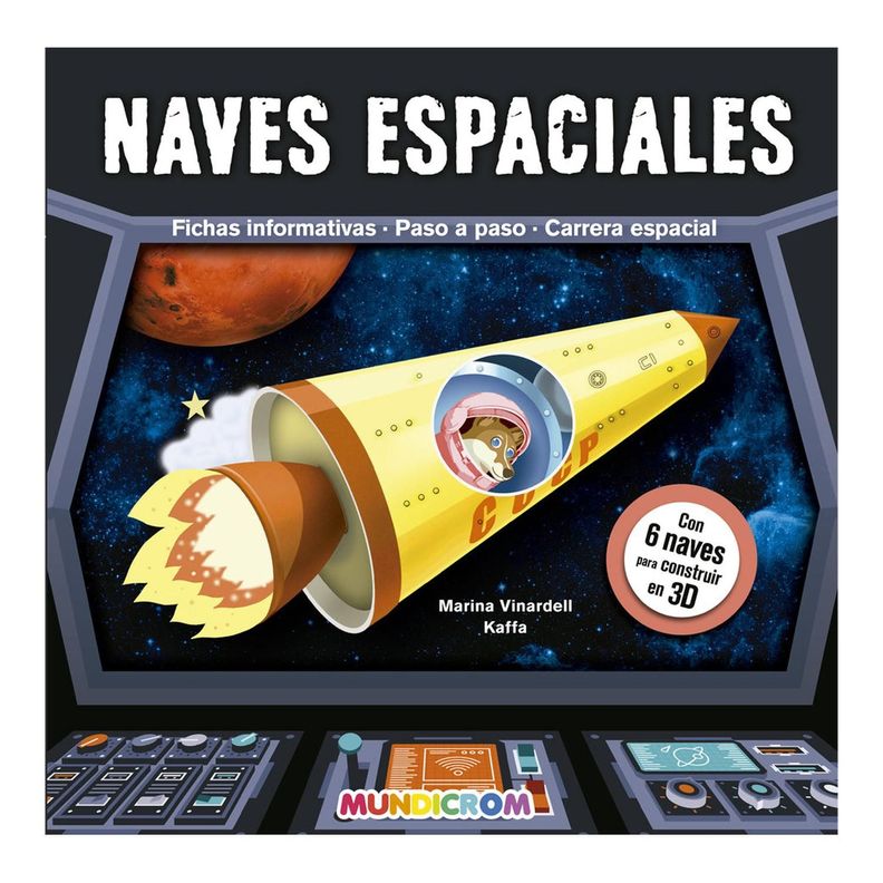 NAVES ESPACIALES... KIT DE CONSTRUCCIÓN + LIBRO-1