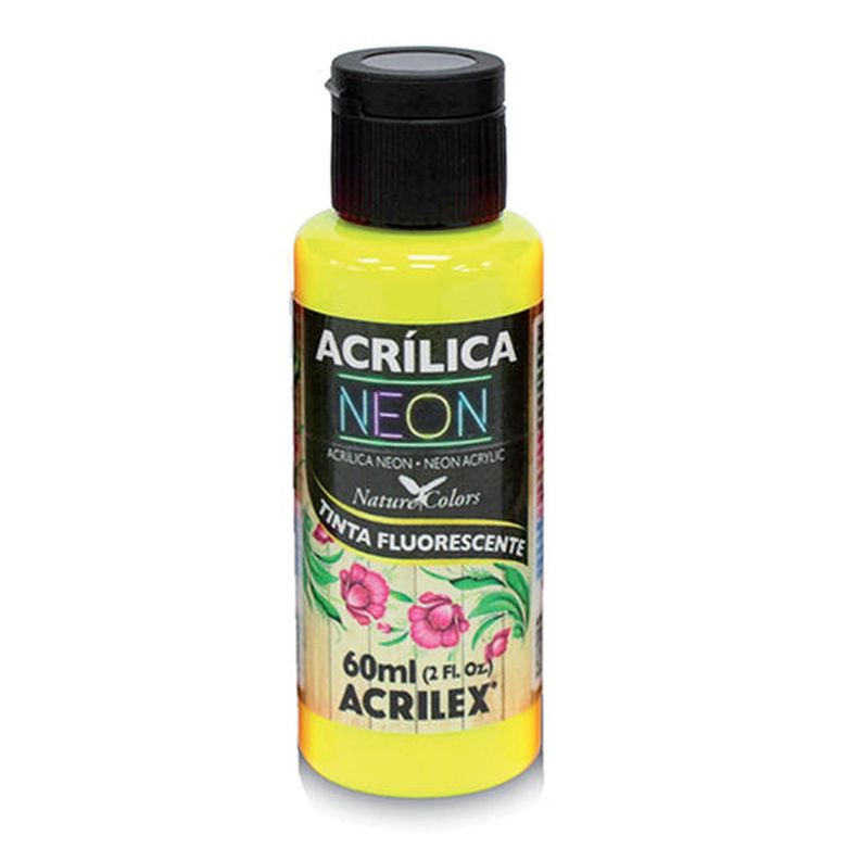 PINTURA ACRÍLICA NEON 60 ML Neon 3906 3960 Verde 101-1