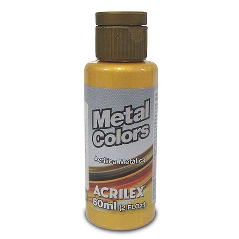PINTURA ACRILÍCA METAL COLORS 60 ML Metal 3660 Aluminio 599-6