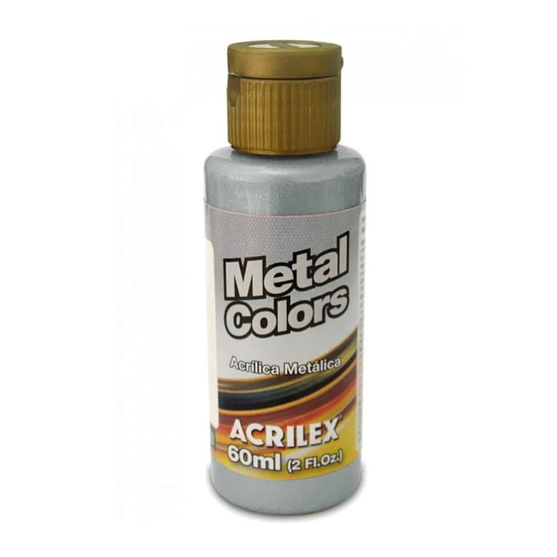 PINTURA ACRILÍCA METAL COLORS 60 ML Metal 3660 Aluminio 599-14