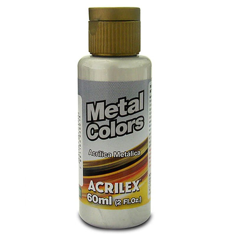 PINTURA ACRILÍCA METAL COLORS 60 ML Metal 3660 Aluminio 599-1