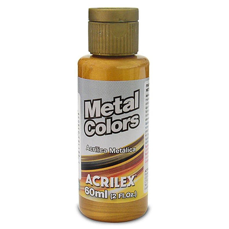 PINTURA ACRILÍCA METAL COLORS 60 ML Metal 3660 Aluminio 599-3