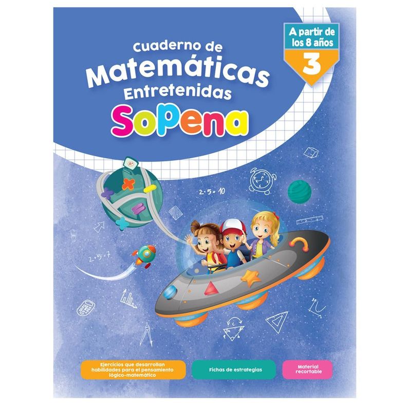 CUADERNO DE MATEMÁTICAS ENTRETENIDAS DESDE LOS 8 AÑOS-0