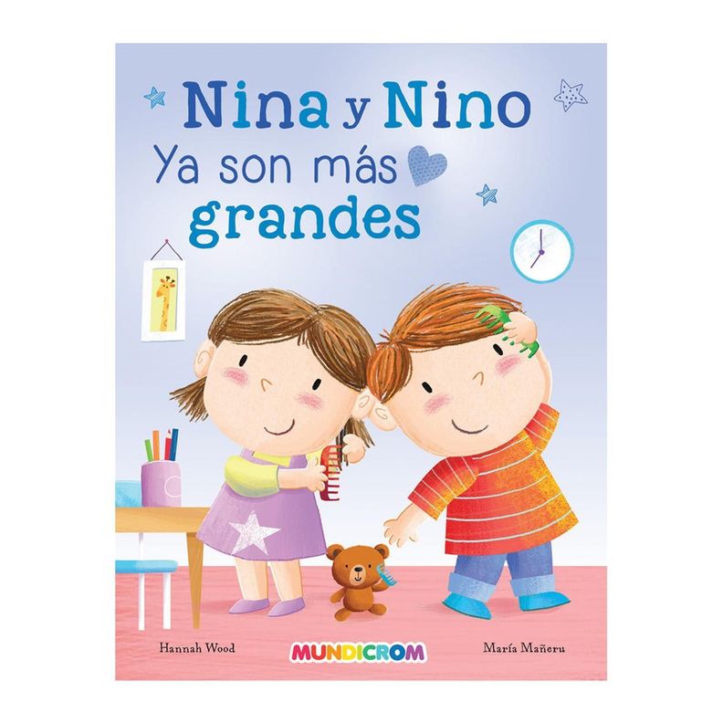 NINA Y NINO YA SON MAS GRANDES Blanco