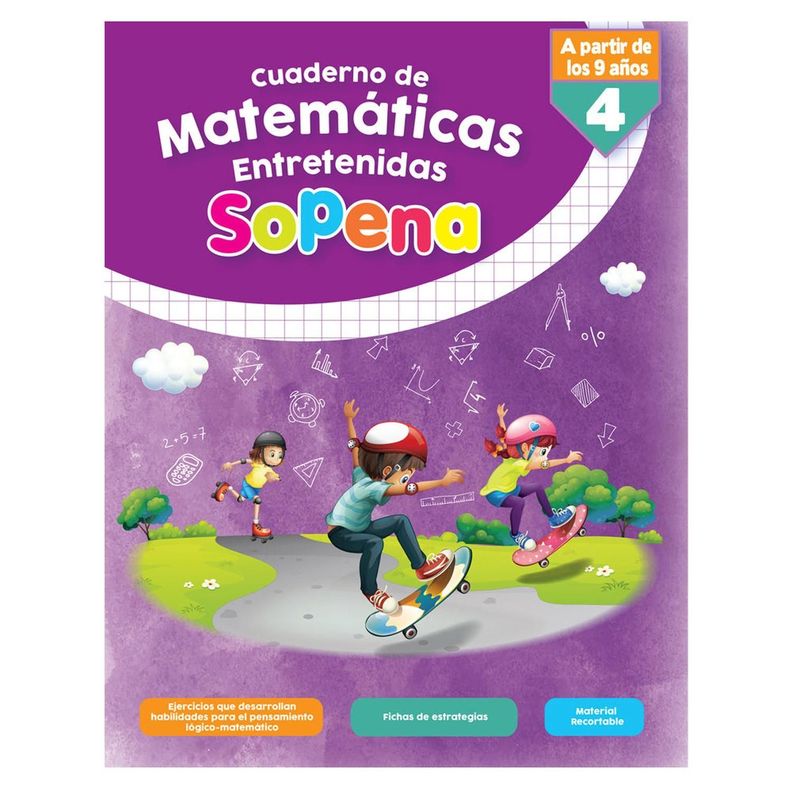 CUADERNO DE MATEMÁTICAS ENTRETENIDAS DESDE LOS 9 AÑOS-0