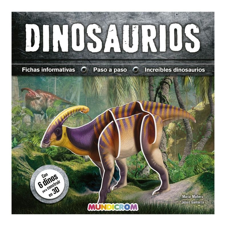 DINOSAURIOS... KIT DE CONSTRUCCIÓN + LIBRO-1