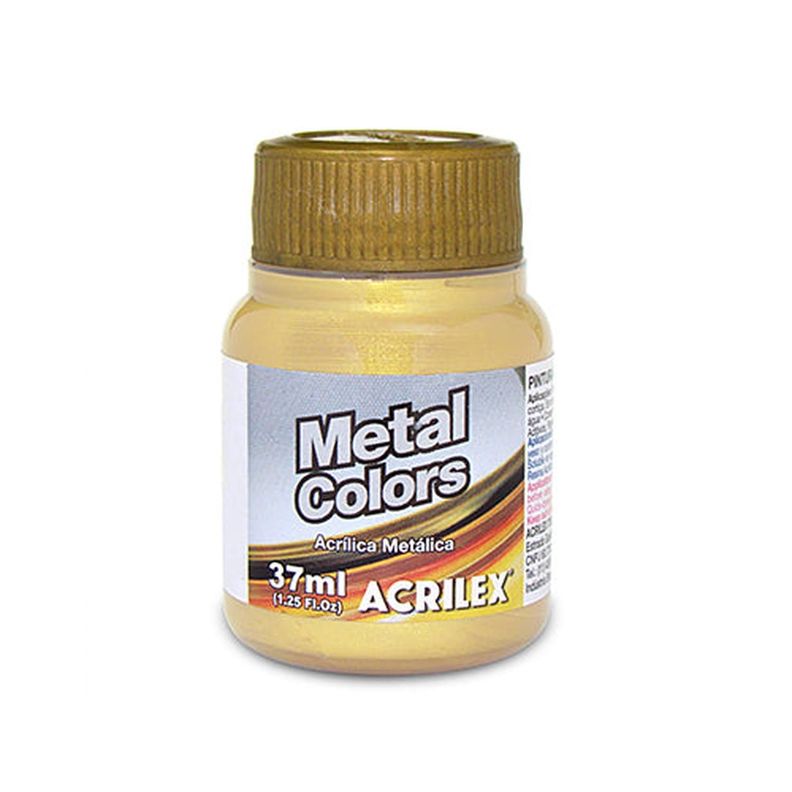 PINTURA ACRILÍCA METAL COLORS 37 ML Metal 3640 Dorado Solar 598-1