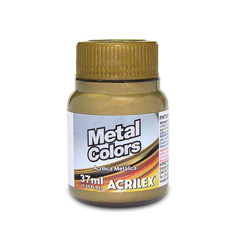 PINTURA ACRILÍCA METAL COLORS 37 ML Metal 3640 Dorado Solar 598-6