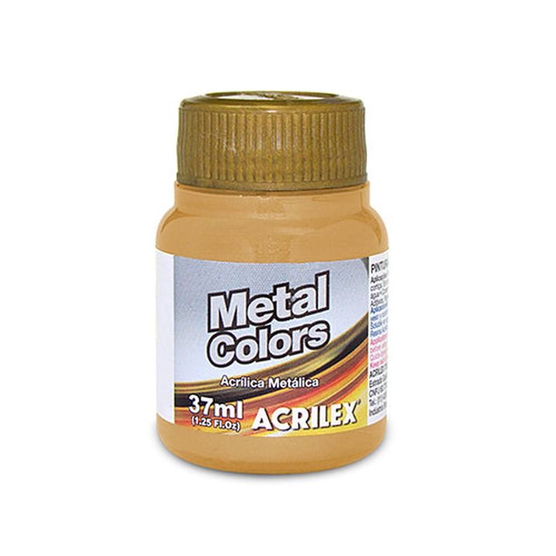 PINTURA ACRILÍCA METAL COLORS 37 ML Metal 3640 Dorado Solar 598-2